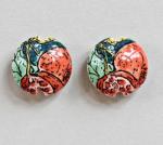 Bright Colored Pomeganates, Lentil Beads 