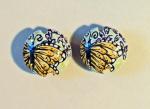Monarch Butterfly, Lentil Beads 
