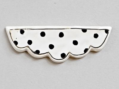 Cloud Pendant with Polka Dots 