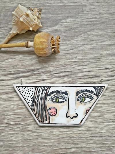 Trapezoid Pendant, Face Design 